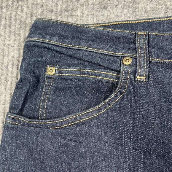 Dickies Jeans Mens 42x32 Dark Blue Wash Denim Pants Straight Leg Mexico - Picture 8 of 15